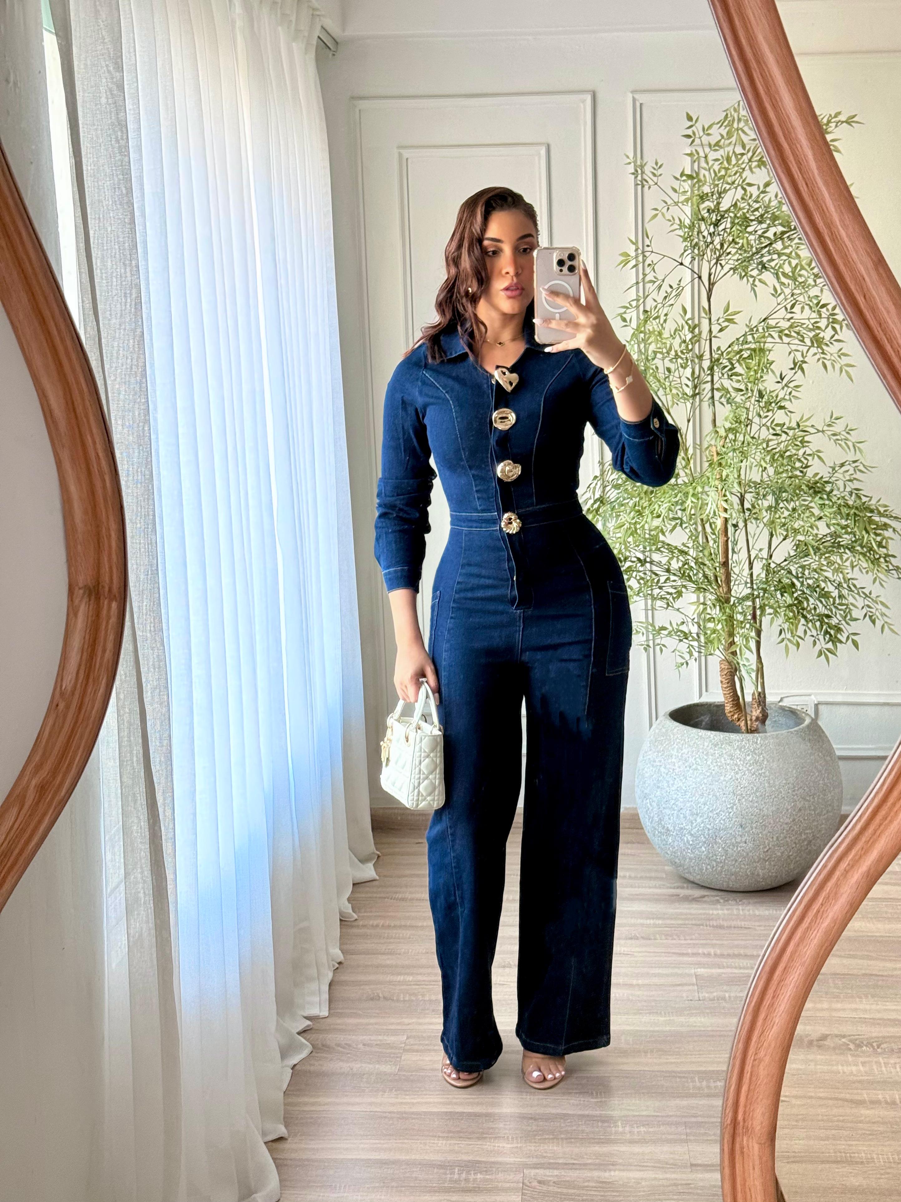 Cassie Denim Jumpsuit