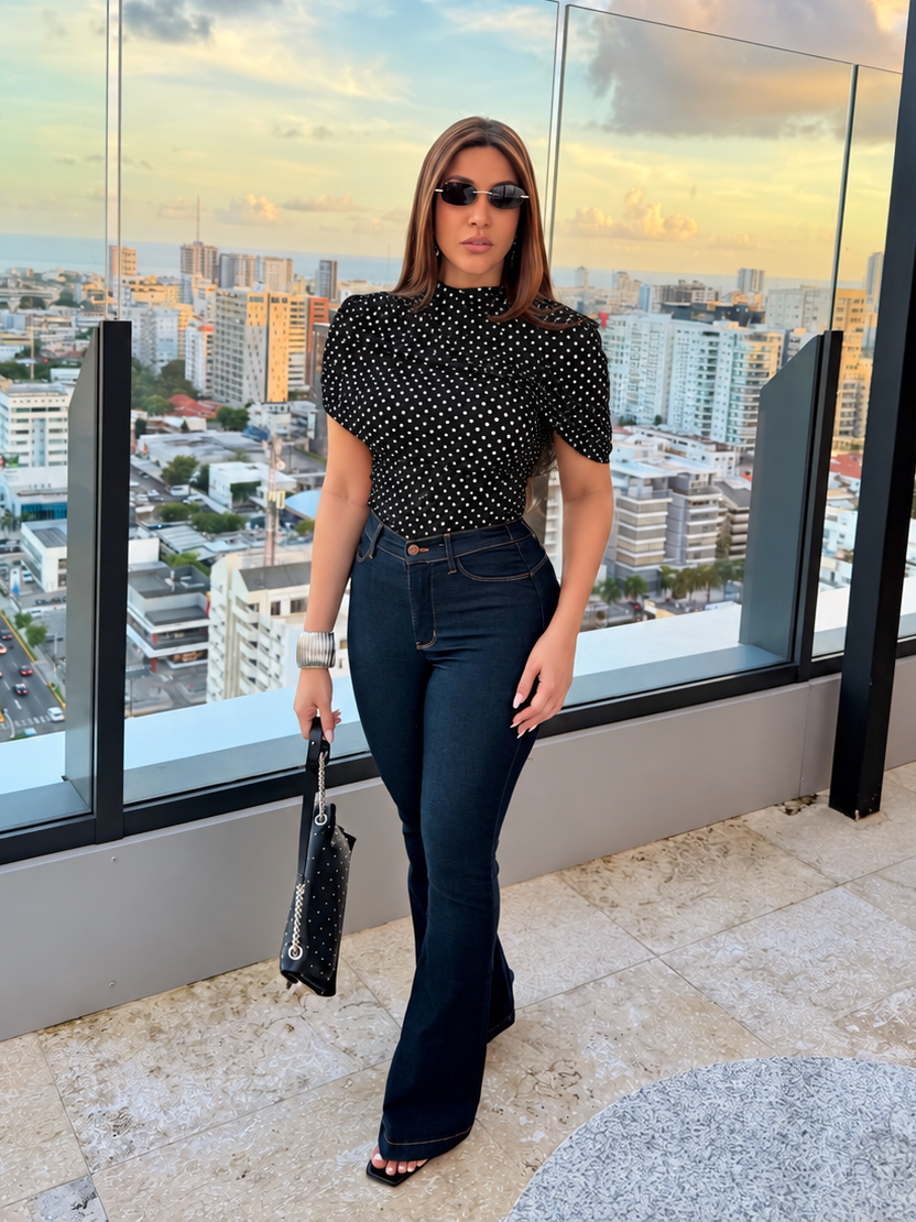 Zurich Polka Top